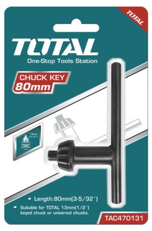 Total TAC470131 Κλειδί Για Τσοκ Δραπάνου 13mm (80cm)