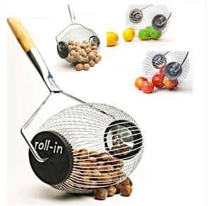 Roll In 023-101 Small SS Συλλέκτης Καρπών Χωρητικότητας 3.5lt (Χωρίς Συσκευασία)