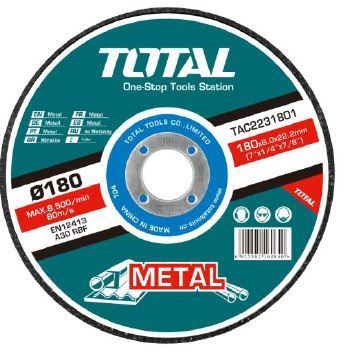 Total TAC2231801 Δίσκοι Λειάνσεως Μετάλλου 180x6mm (25 Τεμάχια)