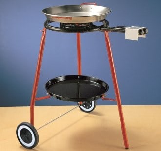 Reber 30158N Σετ Εστία Υγρερίου Φ-40cm + Βάση + Τηγάνι Φ-42cm (3 Σε 1)