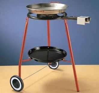 Reber 30158N Σετ Εστία Υγρερίου Φ-40cm + Βάση + Τηγάνι Φ-42cm (3 Σε 1)