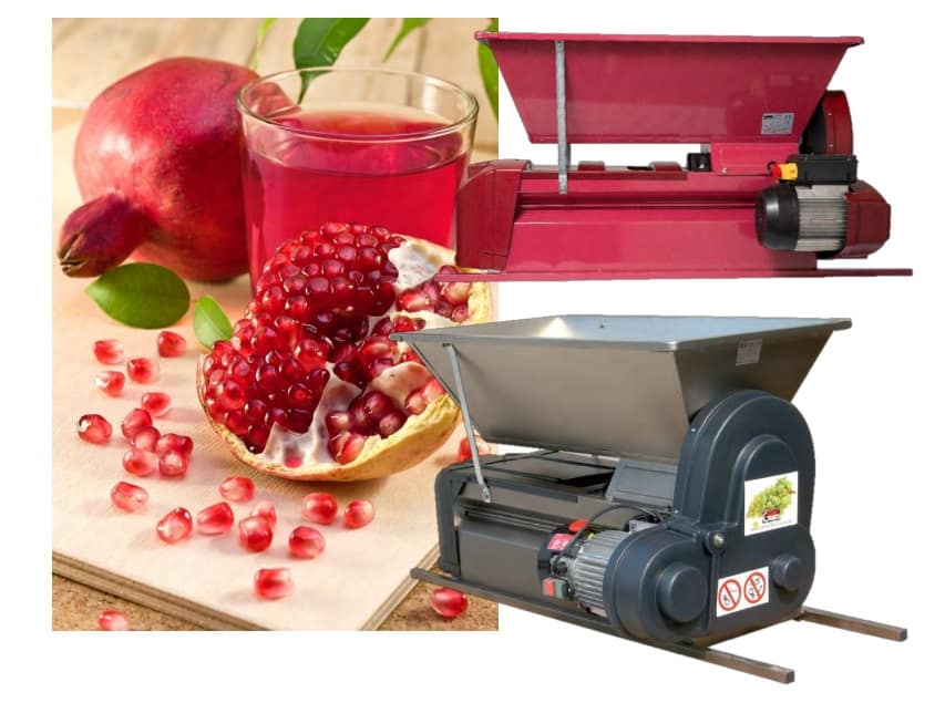 Grifo SMI INOX 73Β05 Ηλεκτρικός Σπαστήρας Ροδιών 750W Με Διαχωριστήρα (Απόδοση Έως 1500kg/Hr)