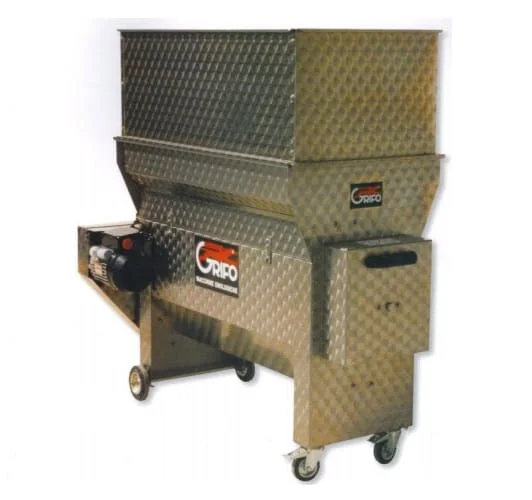 Grifo DVEP50I INOX 73020 Ηλεκτρικός Σπαστήρας 2.2kW Με Διαχωριστήρα Και Αντλία Μούστου (Απόδοση Έως 5000kg/hr)