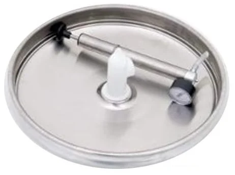 Quattro Effe 100298-INOX Ανοξείδωτο Πνευματικό Καπάκι Φ83cm (Για Δοχεία 700lt)