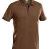 Μπλουζάκι Polo Αντηλιακό (UPF 50+) Dassy Traxion clay brown/anthracite grey