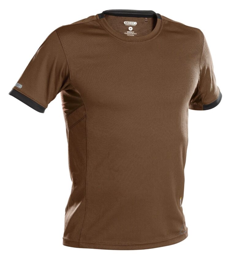 Μπλουζάκι T-Shirt Αντηλιακό (UPF 50+) Dassy Nexus clay brown/anthracite grey