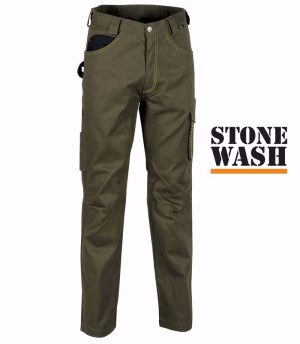 Παντελόνι Εργασίας Cofra Drill clay brown/black