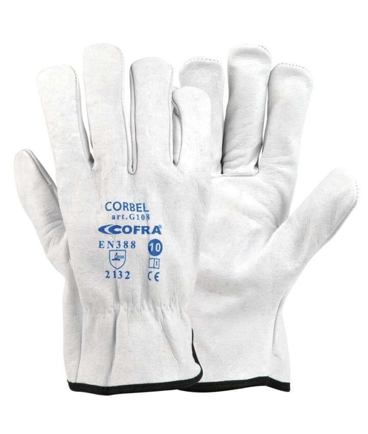 Γάντια Δερμάτινα Cofra Corbel white