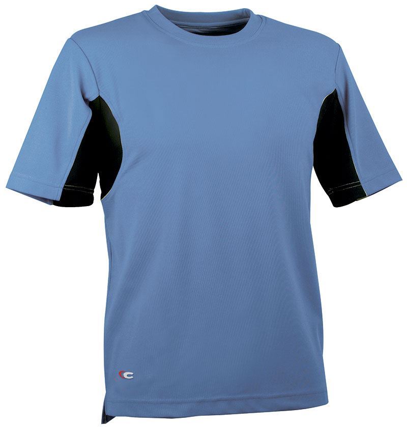 Μπλουζάκι CoolDRY Cofra Caribbean light blue/black