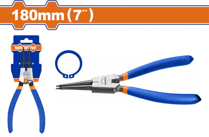 Wadfow WPL9C71 Ασφαλειοτσίμπιδο Ίσιο Με Ελατήριο 180mm Φωλιάς