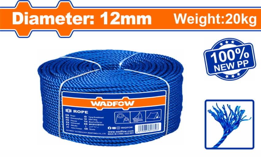 WADFOW WRZ2312 Σχοινί ΡΡ 12mm / 320m / 20Kg