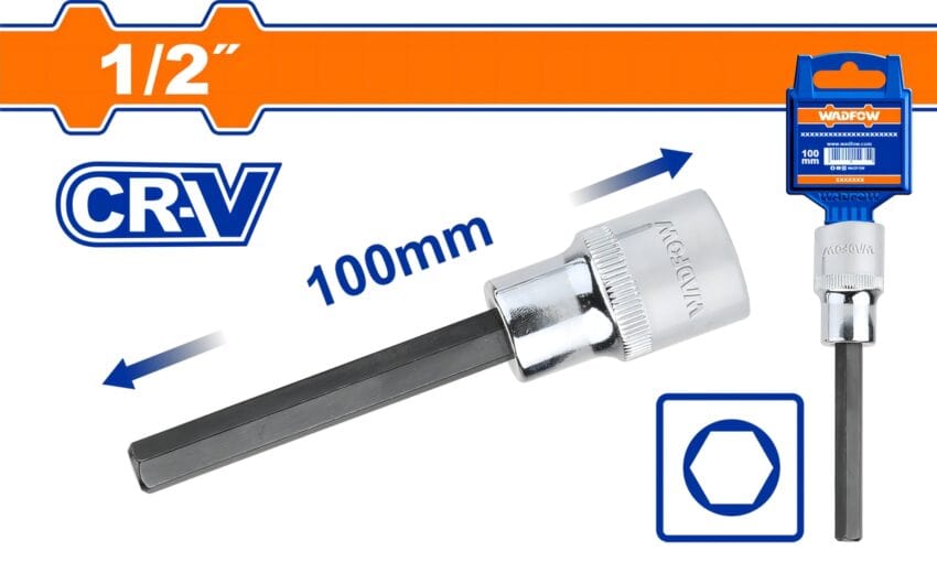 WADFOW WSC5202 Kαρυδάκι Άλλεν 1/2" 5Χ100mm