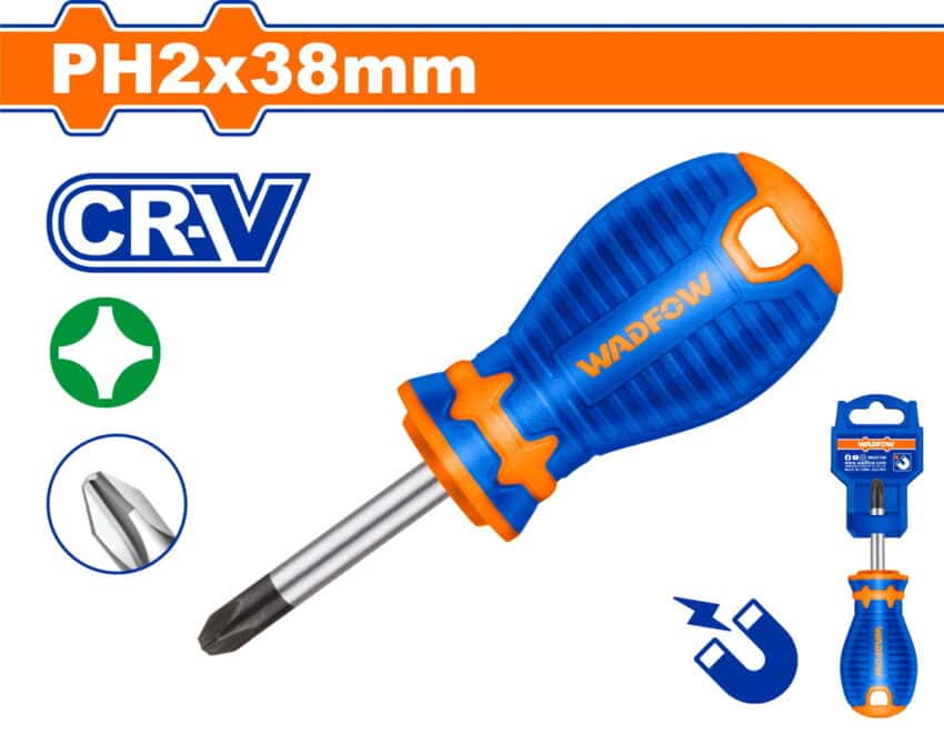 Wadfow WSD2221 Κατσαβίδι Νάνος Μαγνητικό PH2 X 38mm