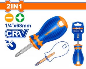 Wadfow WSS45M1 Κατσαβίδι Διπλό 68mm Μαγνητικό Νανός 2 σε 1