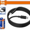 WADFOW WUB1502 Καλώδιο Φορτιστή USB Type C to Type C 1m