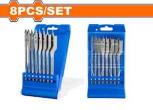 WADFOW WWF6B08 Σετ Τρυπάνια Φτερού Ξύλου 8Τμχ