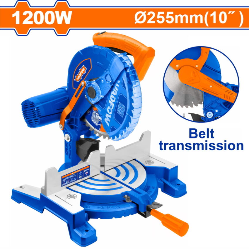 Wadfow WXD12001 Φαλτσοπρίονο Ξύλου 1.200W / Φ-255mm