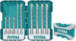 Total TACSDL30901 Σετ 9 Τρυπάνια με SDS Plus Στέλεχος για Δομικά Υλικά