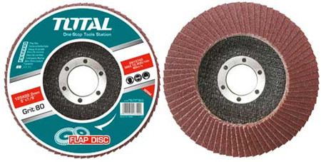 Total TAC631802 Δίσκος Λείανσης Inox / Μετάλλου Πολύπτερος P60 180mm