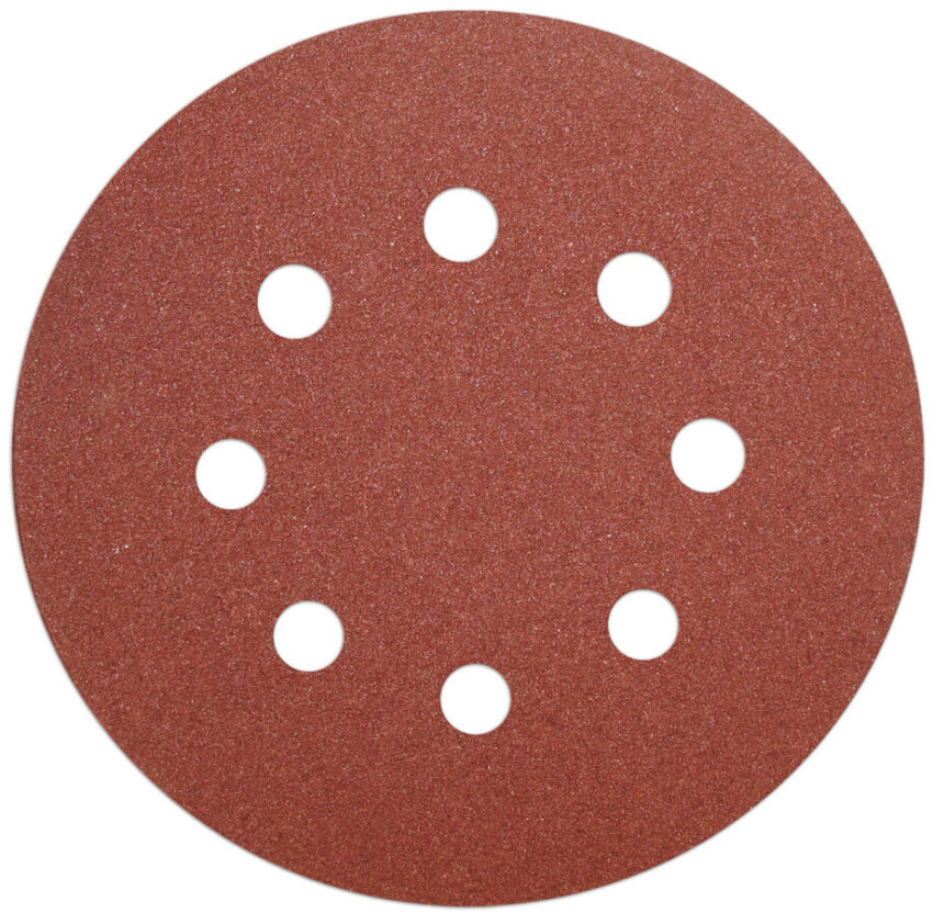 Total TAC732251 Σετ Φύλλα Λείανσης Έκκεντρου Τριβείου K120 / K150 / K180 / K240 / K60 / K80 με Τρύπες 225x225mm για TWS10501 6τμχ