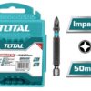 Total TACIM16PH223 Μαγνητικές Μύτες Μαύρες PH2 50mm 10 Τεμάχια