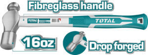 Total THT74166 Σφυρί Μπάλας 450gr με Λαβή Fiberglass