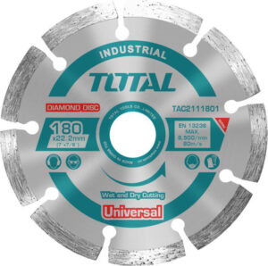 Total TAC2111801 Διαμαντόδισκος Κοπής Universal 180mm 1τμχ