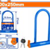 Wadfow WBK6125 Κλειδαριά Ποδηλάτου Πέταλο 200Χ250mm