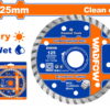 Wadfow WDC3K03 Δίσκος Κοπής Δομικών Υλικών 125mm