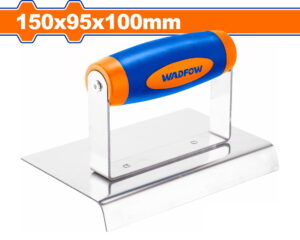 Wadfow WPE4315 Σπάτουλα Διαμόρφωσης Φάσας Inox 150x100mm με Πλαστική Λαβή 150Χ95Χ100mm