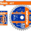 Wadfow WTC1K05 Δίσκος Κοπής Ξύλου με 40 Δόντια 185mm