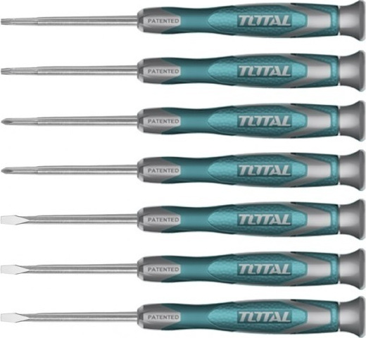 Total THT250726 Σετ 7 Κατσαβίδια Ηλεκτρολόγου Ακριβείας