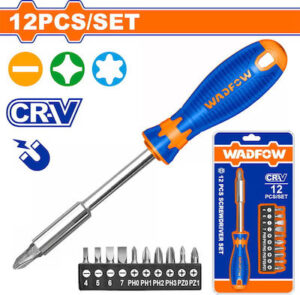 Wadfow WSS1612 Κατσαβίδι Μαγνητικό 100mm Για Μύτες 12 Τεμάχια