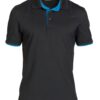 Μπλουζάκι Polo Dassy Orbital black/azure blue
