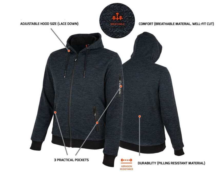 Ζακέτα ελευθέρου χρόνου με κουκούλα Bennon Olympos