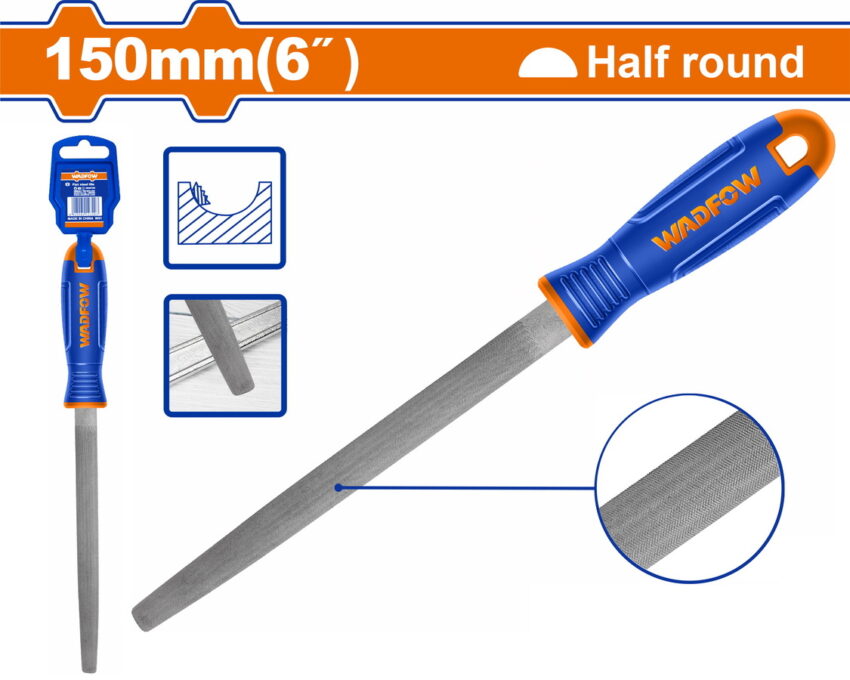 Wadfow WFE7826 Λίμα Ημιστρόγγυλη 6" / 150mm