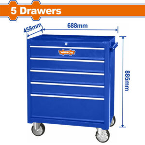 Wadfow WCS2A05 Εργαλειοφόρος Mε 5 Συρτάρια