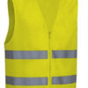 Ανακλαστικό Γιλέκο εργασίας με φερμουάρ Valento Wagon yellow CHVAWAGAF