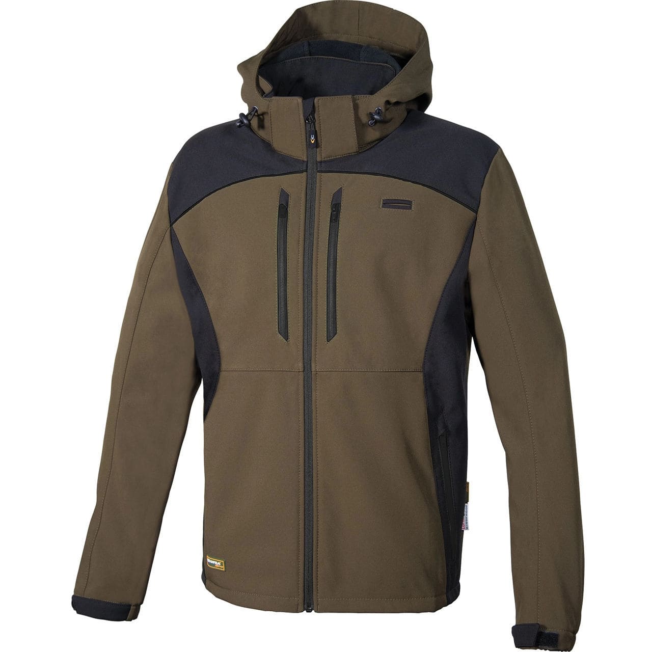 Κυνηγετικό Ελαστικό Softshell Jacket Cofra Klarbo clay brown/black