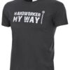 Μπλουζάκι T-shirt Bennon Hardworker grey/white