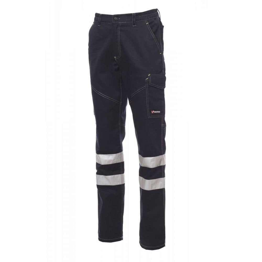 Παντελόνι Εργασίας με ανακλαστικές λωρίδες Payper Worker Reflex navy blue