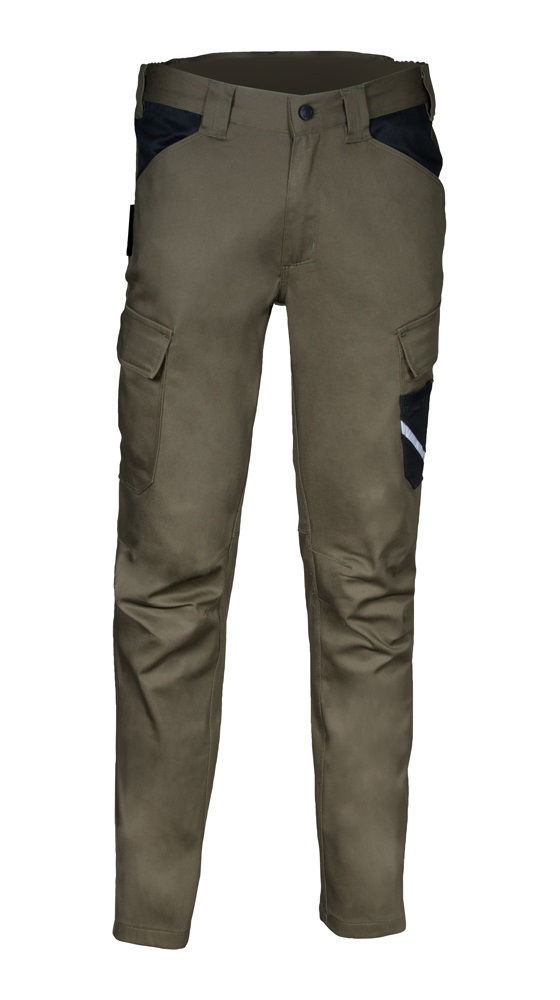 Παντελόνι Εργασίας Βαμβακερό Ελαστικό Cofra Vidago clay brown/black