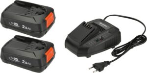Gardena 14907-20 Σετ Γρήγορος Φορτιστής & 2x2,5Ah P4A
