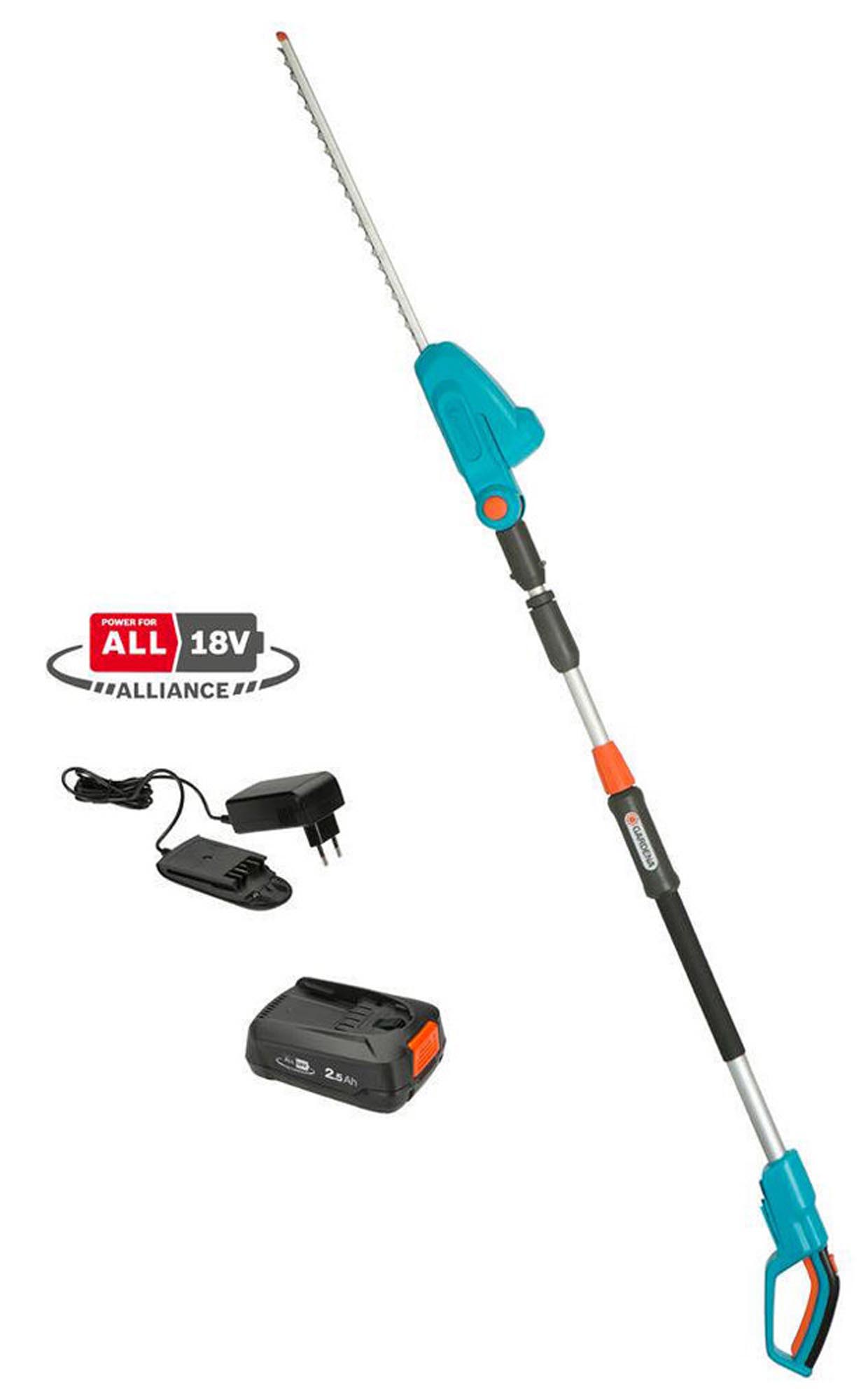 Gardena THS 42/18V P4A Τηλεσκοπικό Μπορντουροψάλιδο Μπαταρίας Σετ 14732-20