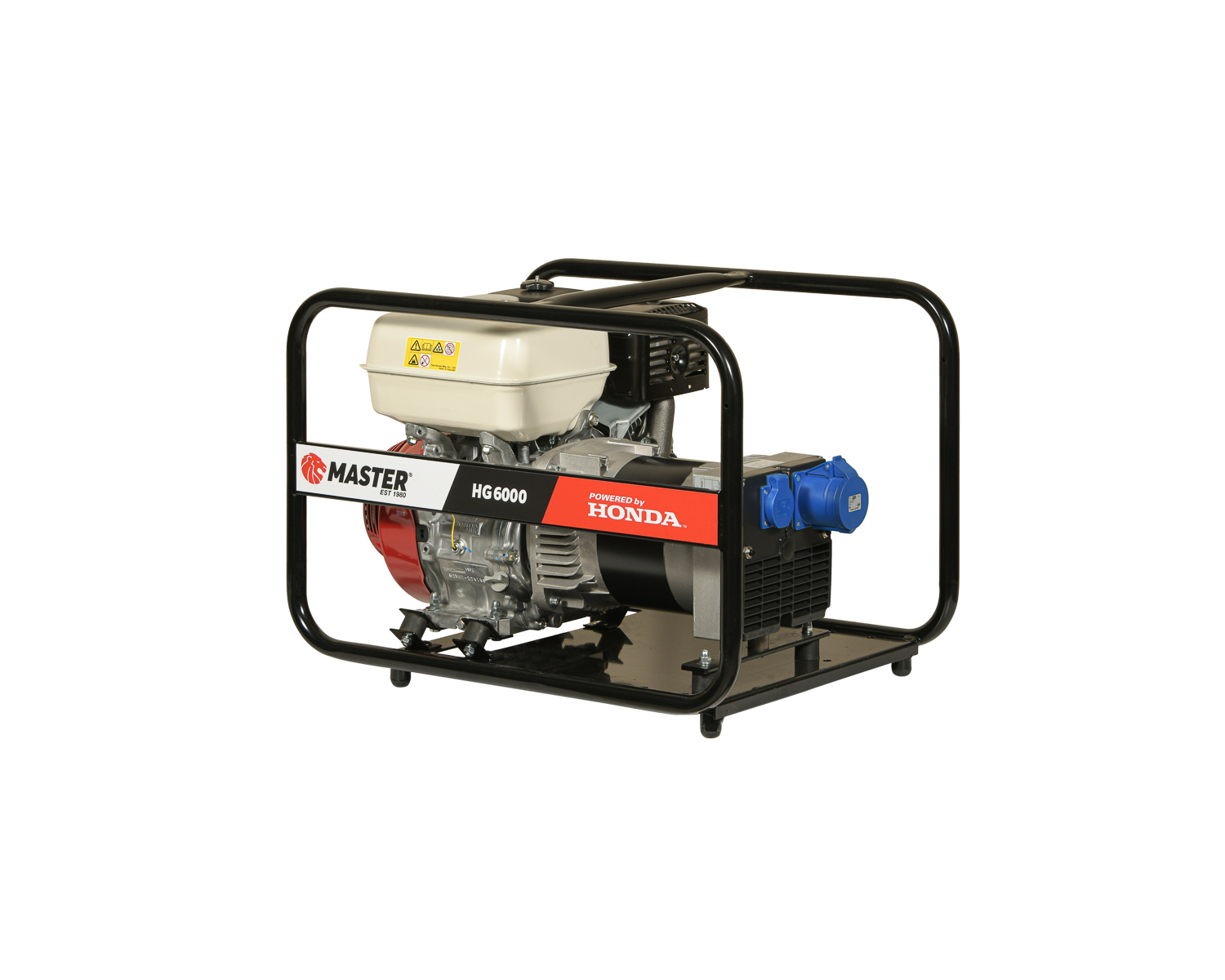 Master HG 6000 Γεννήτρια Βενζίνης Τετράχρονη με Μέγιστη Ισχύ 4.5kVA με Κινητήρα Honda