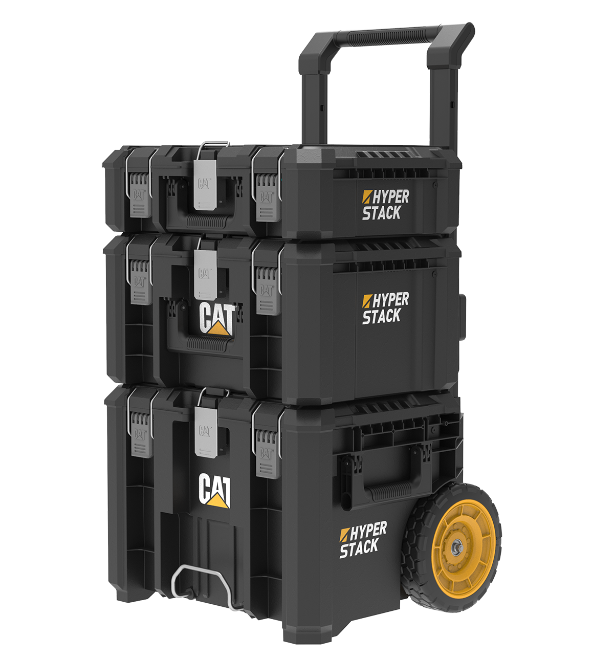 Cat DA41005 Τροχήλατος Πλαστικός Εργαλειοφόρος 3 Τμημάτων