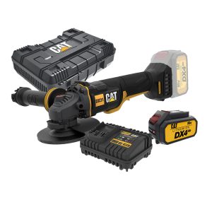 Cat COMBO-12 Γωνιακός Τροχός Μπαταρίας 125mm DX314B & Κασετίνα & Δώρο Μπαταρία 4.0Ah DXB4 + Δώρο Φορτιστής DXC4