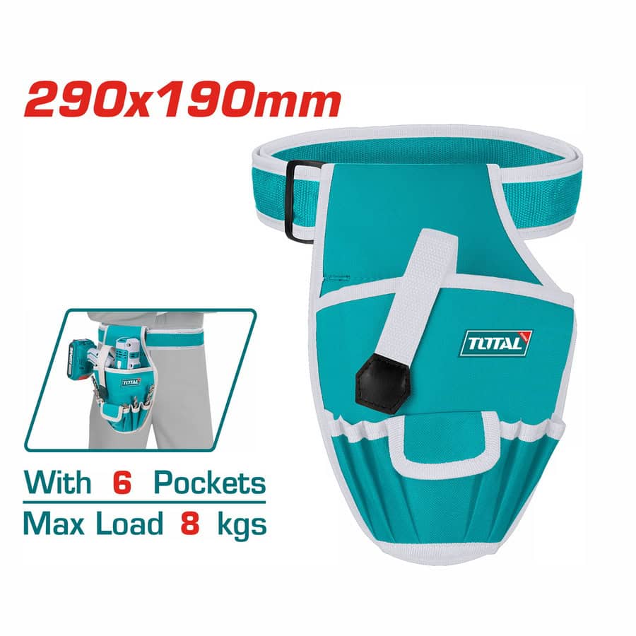 Total THT16P3011 Θήκη Μέσης Δραπάνου Υφασμάτινη