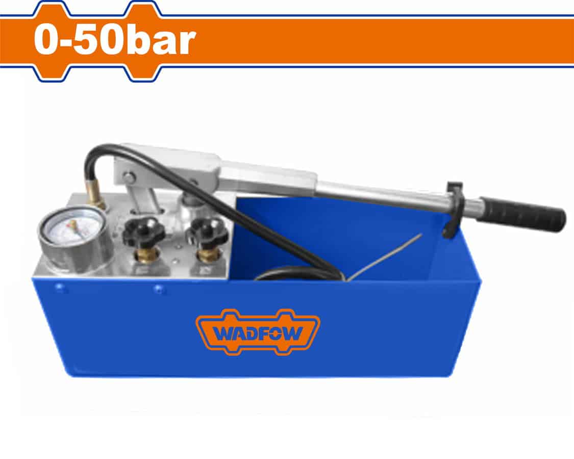 Wadfow WPTP1A05 Πρεσα Δοκιμης Δικτυου Υδραυλικων 0-50bar