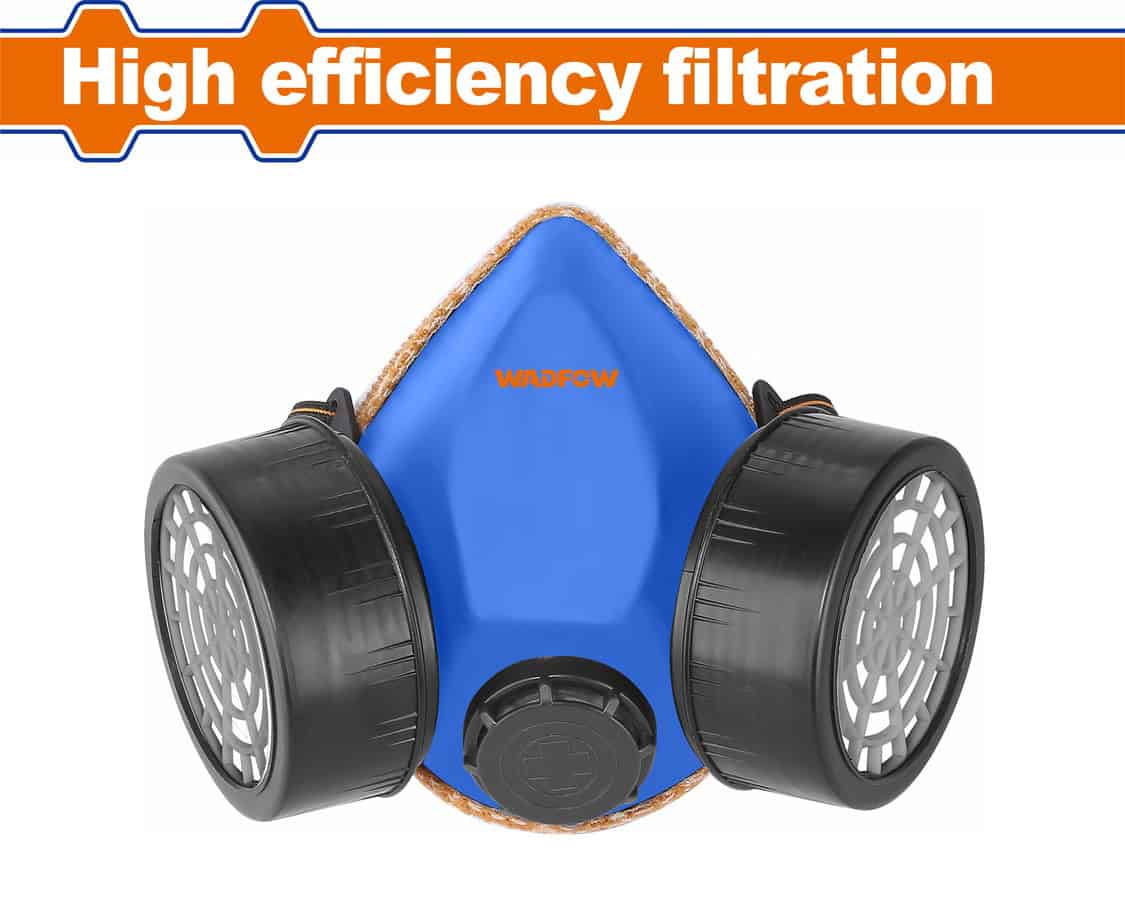 Wadfow WRJ2502 Μάσκα Εργασίας Διπλού Φίλτρου